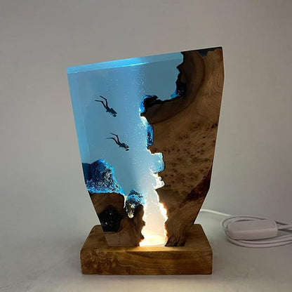 Divers Resin Lamp