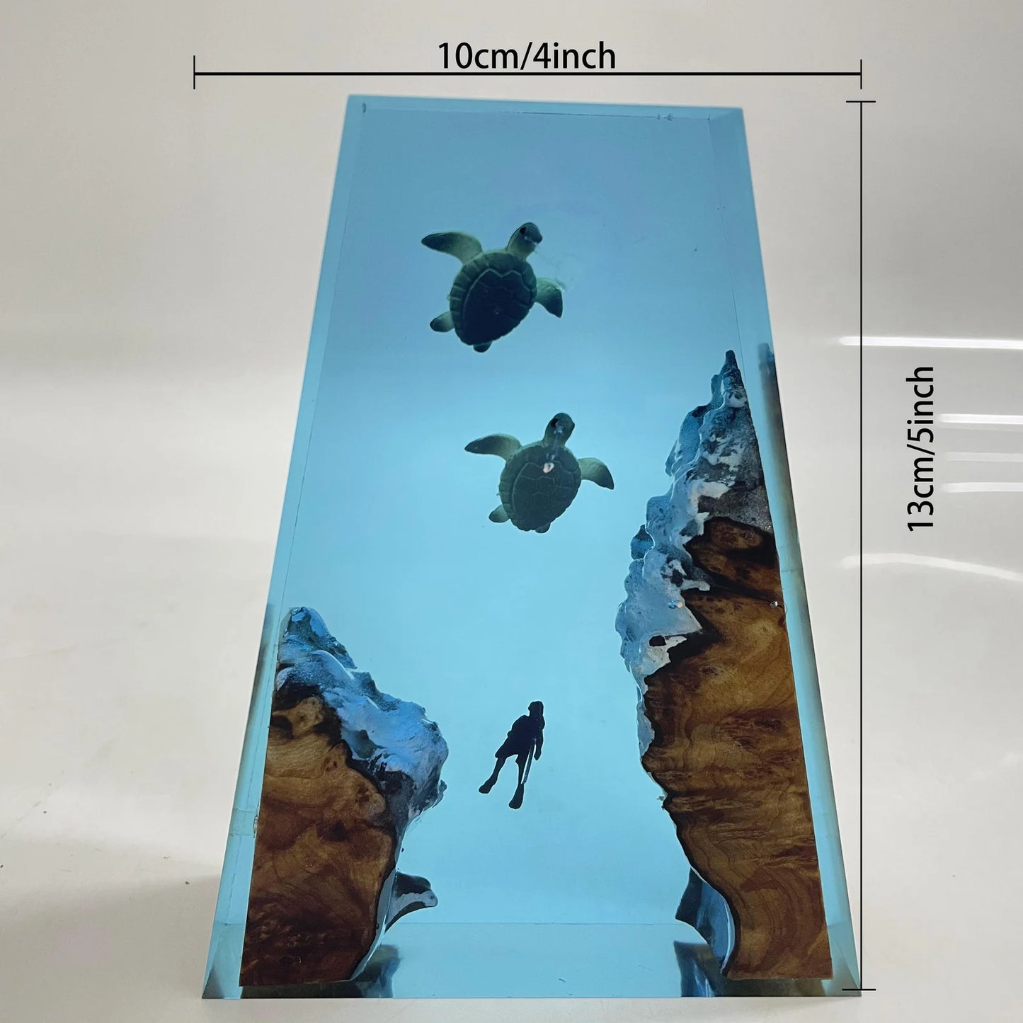 Turtle Resin Lamp